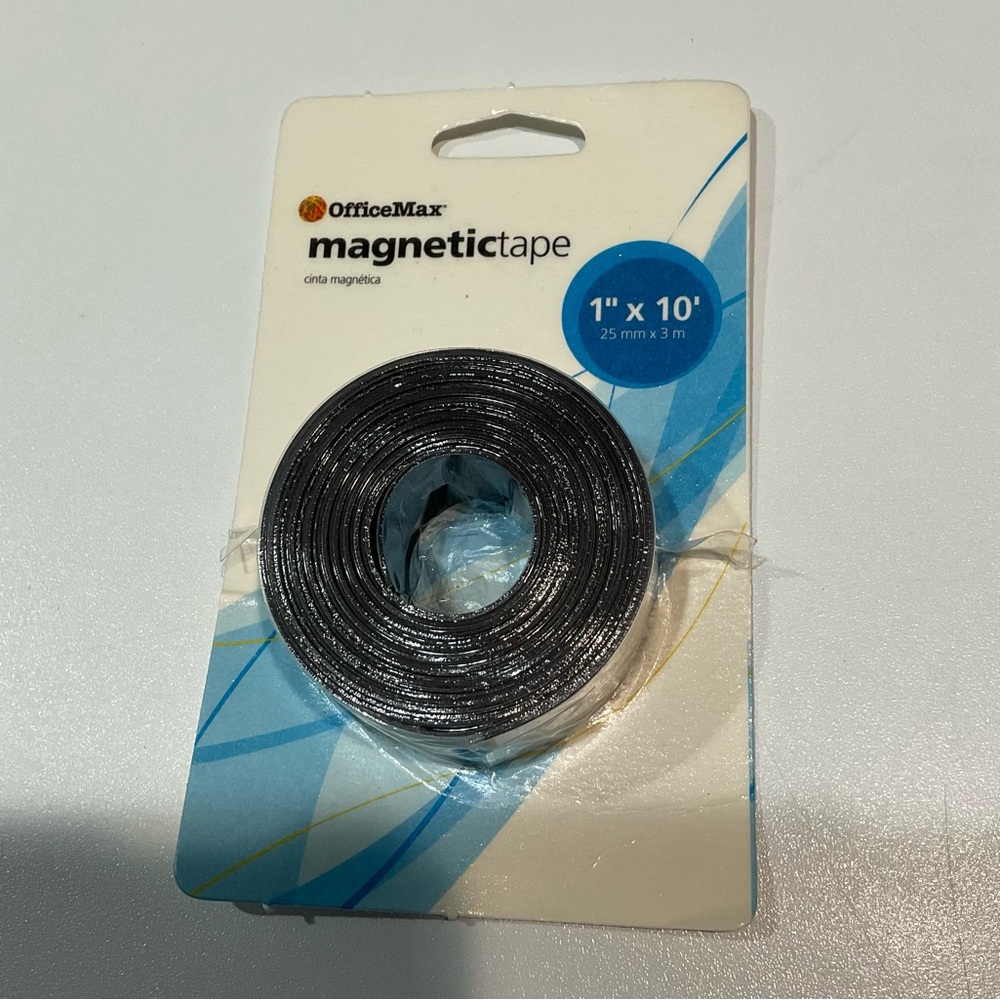 ❤️❤️NWT Office Max Magnetic Tape, 1” x 10’